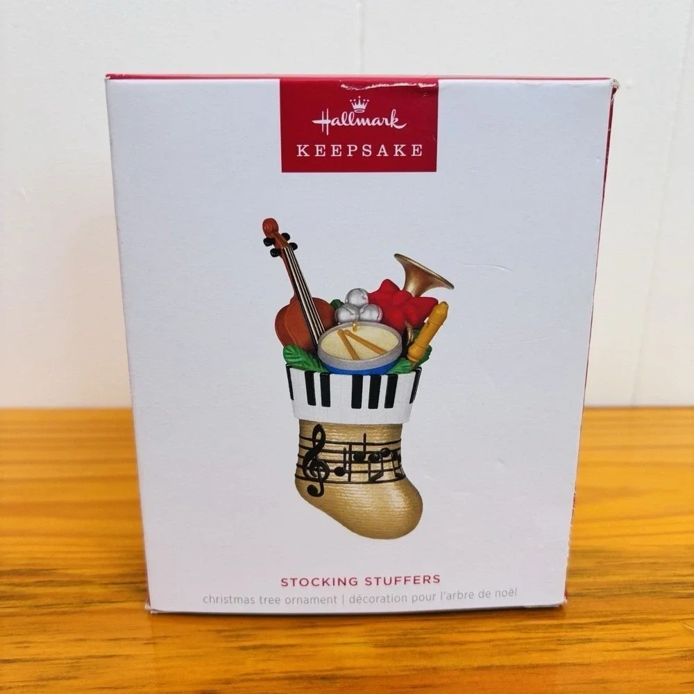 Hallmark 2024 Keepsake Ornament Stocking‎ Stuffers 4th Musical Instruments NEW